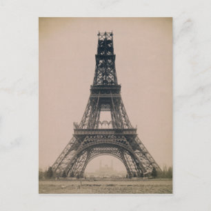 The Eiffel Tower: State of the Construction 1888 Postcard