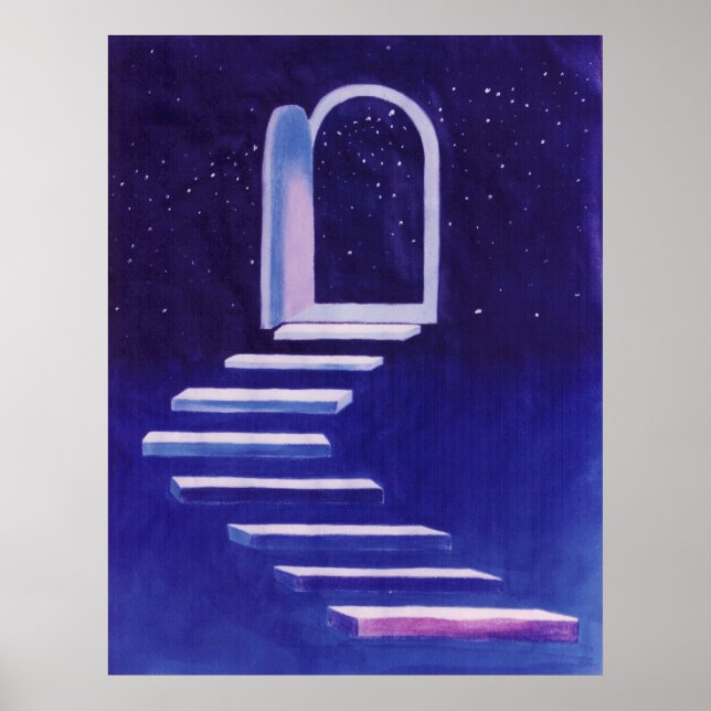 The Eightfold Path and the Door Poster (Front)