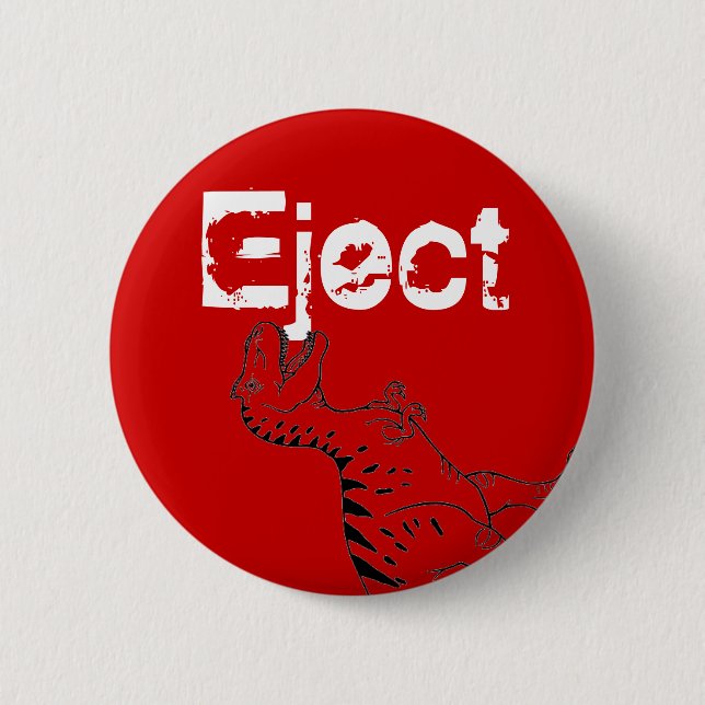 The Eject Button. 2 Inch Round Button (Front)