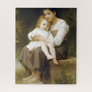 The Elder Sister (by William Bouguereau) Jigsaw Puzzle