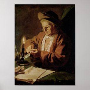 The Elderly Writer Poster