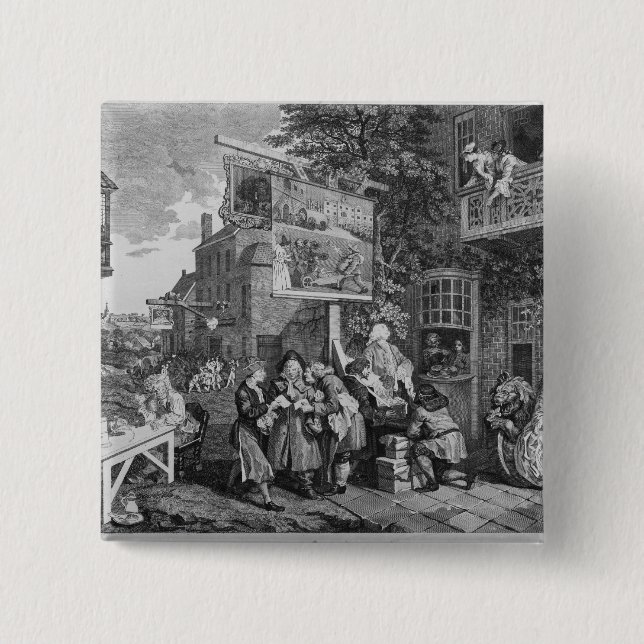 The Election II: Canvassing for Votes 2 Inch Square Button (Front)