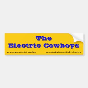 The Electric Cowboys bumper sticker
