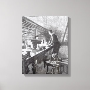 The Electric Light Canvas Print