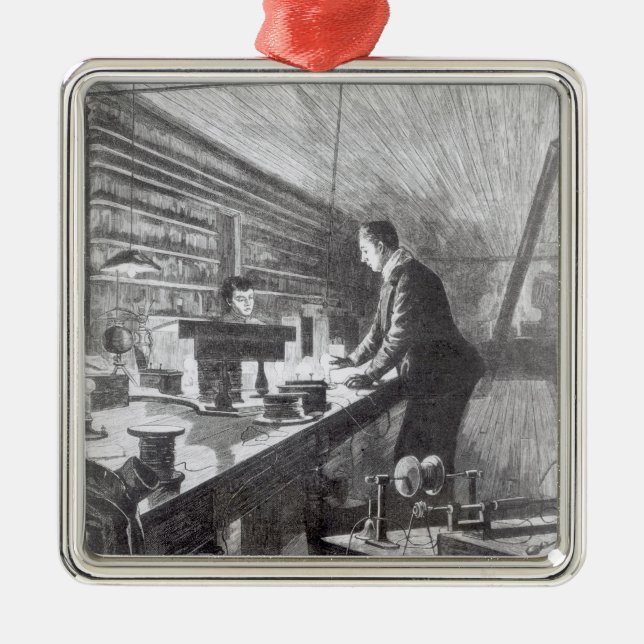 The Electric Light Metal Ornament (Front)
