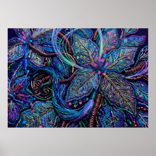 The Electric Lotus Awakening Spiritual Wall Art (Front)