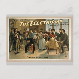 The Electrician, 'I Said He did not want a Drink' Postcard