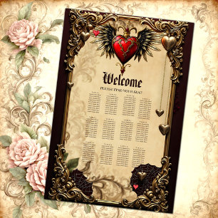 The elegance and mysticism of the Gothic heart. Poster
