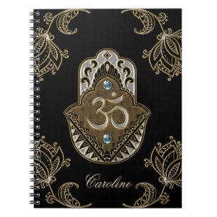 The elegant sign Ohm. Notebook