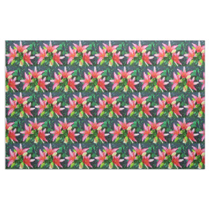 THE ELEGANT STAR LILY FABRIC