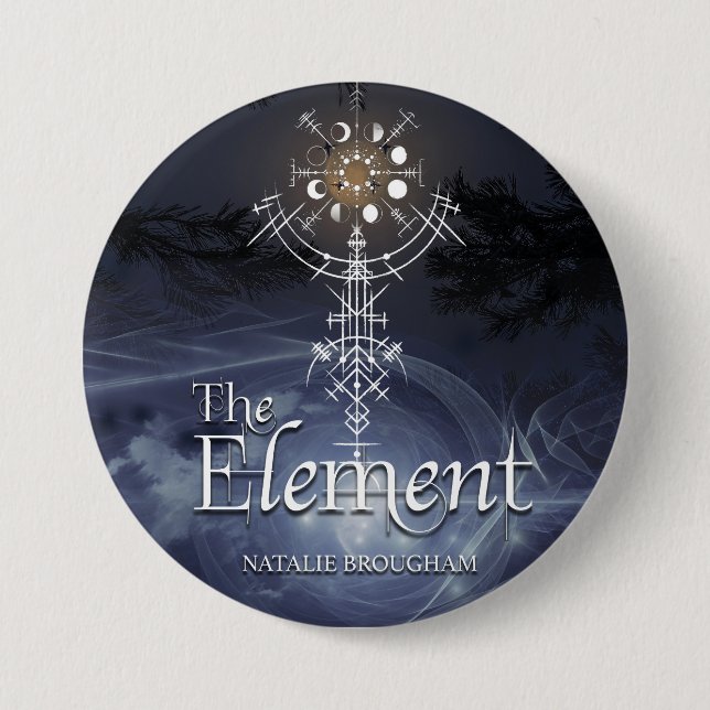 The Element  3 Inch Round Button (Front)
