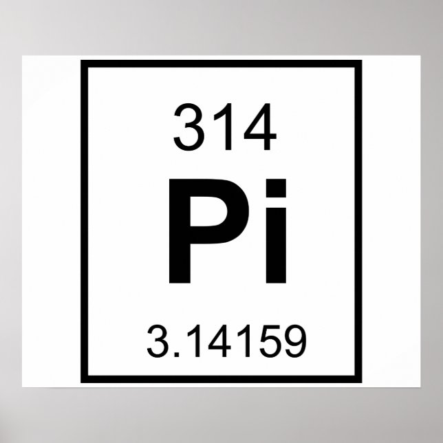The Element of Pi Poster (Front)