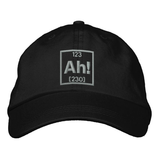 The Element of Surprise Embroidery Embroidered Hat (Front)