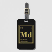 The Element of You! Custom Name Gold Periodic