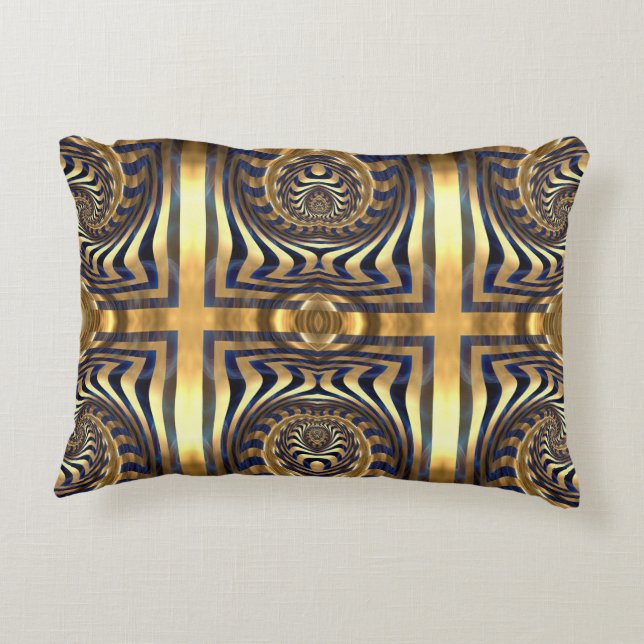 The Elemental Twirl X6SKM Accent Pillow (Back)