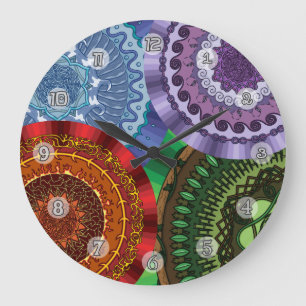 The Elements Mandalas Clock