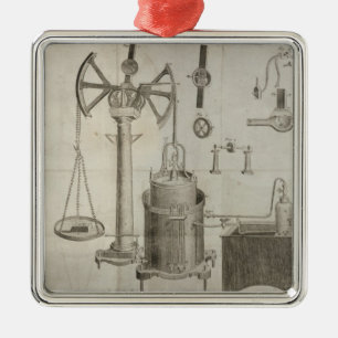 The Elements of Chemistry' Metal Ornament