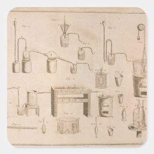 The Elements of Chemistry' Square Sticker