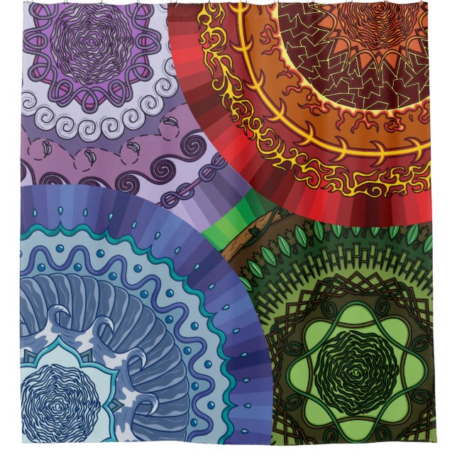 The Elements Shower Curtain (Front)