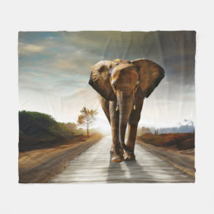 The Elephant Fleece Blanket