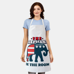 The Elephant in the Room Apron