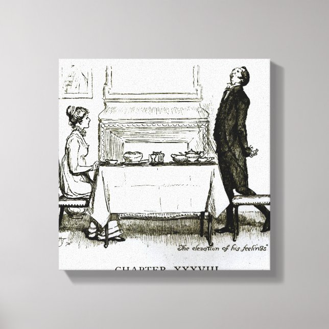 The Elevation of His Feelings' Canvas Print (Front)