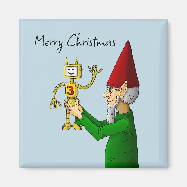 The Elf from Santa Claus Workshop Magnet (Front)