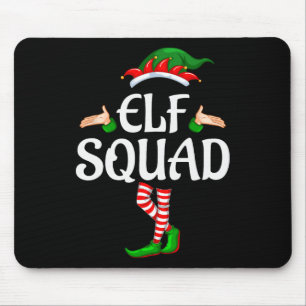 The Elf Squad Family Matching Group Christmas 1 Mouse Pad
