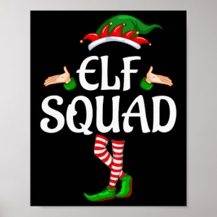 The Elf Squad Family Matching Group Christmas 1  Poster