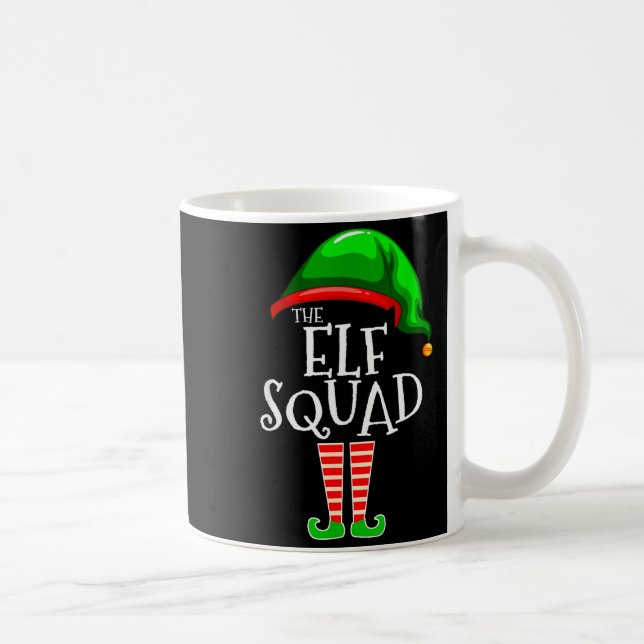 The Elf Squad Family Matching Group Christmas  Coffee Mug (Right)