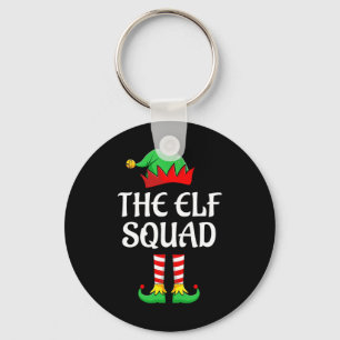 The Elf Squad Family Matching Group Christmas Fun Keychain