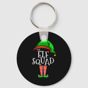 The Elf Squad Family Matching Group Christmas  Keychain