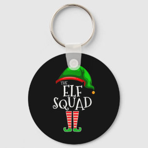 The Elf Squad Family Matching Group Christmas Keychain