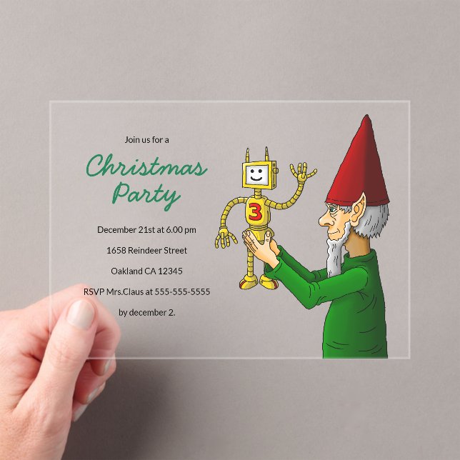The Elf's Christmas Party Invitation (In situ (ordinateur de poche))