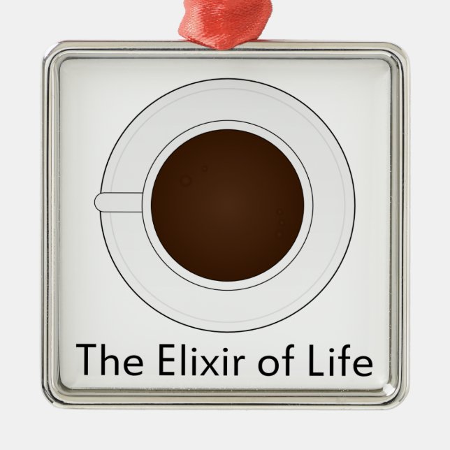 The Elixir of Life Metal Ornament (Front)