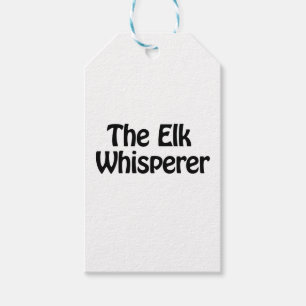 the elk whisperer gift tags