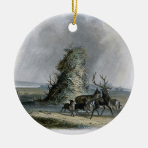 The Elkhorn Pyramid on the Upper Missouri, plate 2 Ceramic Ornament