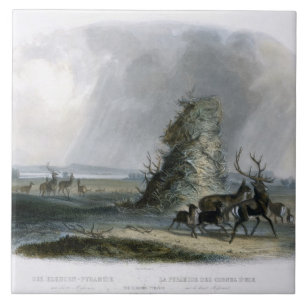 The Elkhorn Pyramid on the Upper Missouri, plate 2 Tile