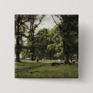 The Elm Walk 2 Inch Square Button