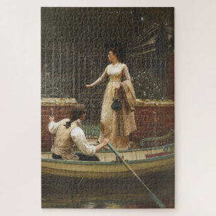 The Elopement (Romantic Date) (by E.B. Leighton) Jigsaw Puzzle