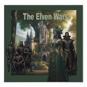 The Elven Wars, Book 2 Cover Art Photo Print