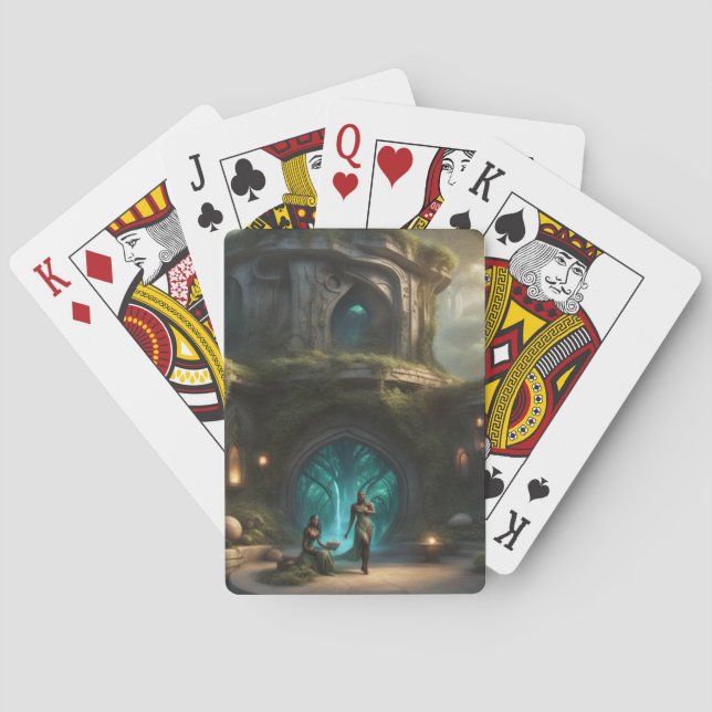 The Elven World Playing Cards (Back)