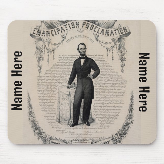 The Emancipation Proclamation Mouse Pad (Front)