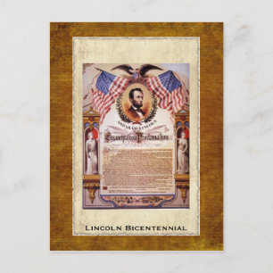 The Emancipation Proclamation Postcard