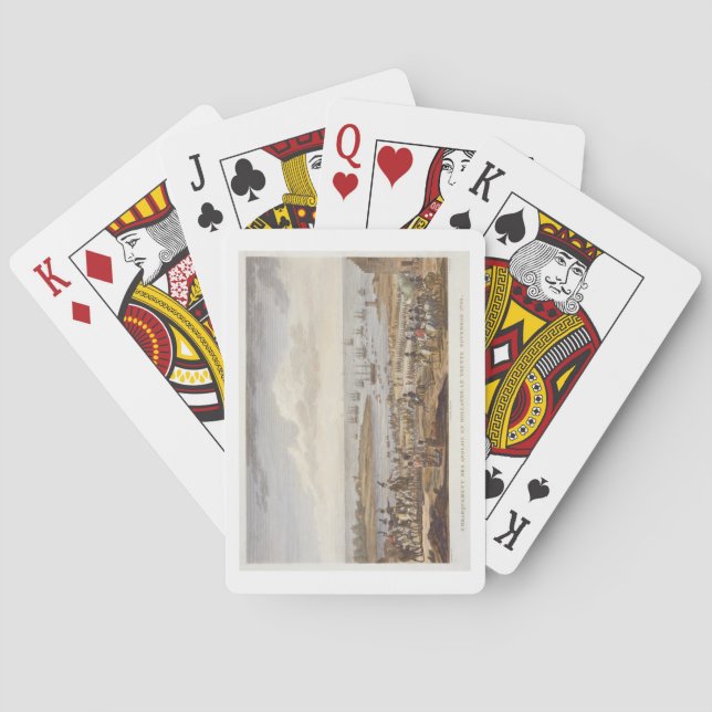 The Embarkation of the English in Holland, 30 Nove Playing Cards (Back)
