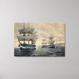 The Embarkation of the Liberating Expedition of Pe Canvas Print