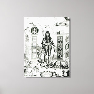 The Emblem of England, October 1690 Canvas Print