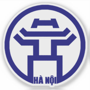 The emblem of Hanoi, Vietnam