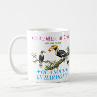 The emblem of true love from the wild  coffee mug