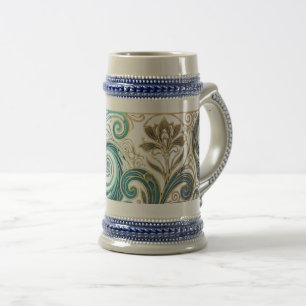 The Emblem of True Love - Vintage Bird Beer Tankar Stein